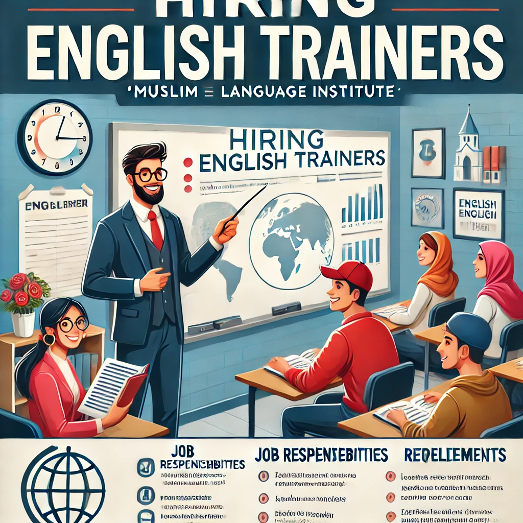 اعلان کاریابی مدرس زبان انگلیسی (English Trainer) مسلم