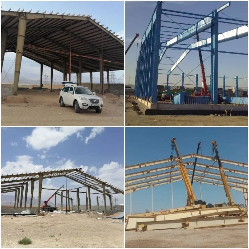 نصب سوله اجرایی سقف شیروانی جوشکاری