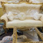 فروش عاجل سیت مبل سلطنتی ۷نفره خودی سه دانه میزنه