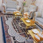 فروش یک سیت مبل هفت نفره نونو نیمه سلطنتی