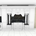 طراحی ۳بعدی 3d کابینت و دکوراسیون خانه