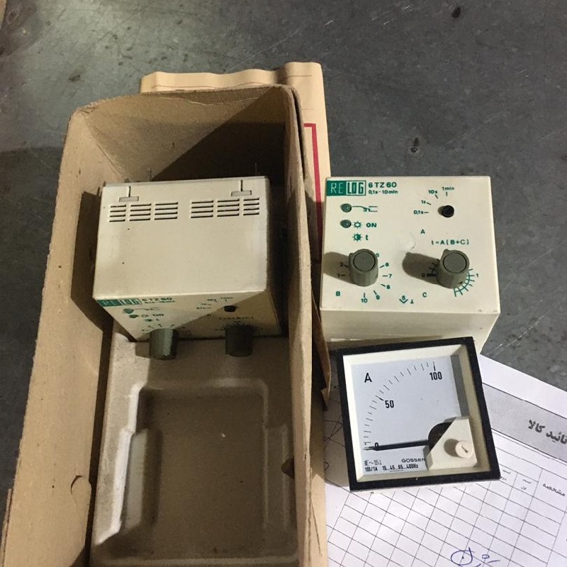 تایمر وآمپر صنعتی برای کارخانجات اصل آلمان