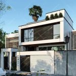 طراحی نقشه منزل و باغ ویلا