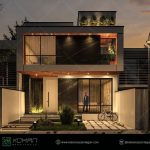 طراحی نقشه منزل و باغ ویلا