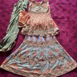 لباس پنجابی زنانه دست‌دوم اما تمیز و نو مانده